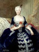 Portrait of Elisabeth Christine von Braunschweig-Bevern antoine pesne